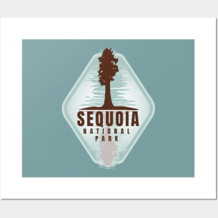 Sequoia National Park Logo Posters and Art